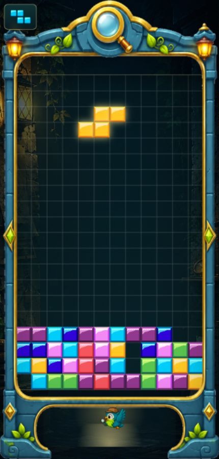 Cluehoota Rescue falling-block gameplay